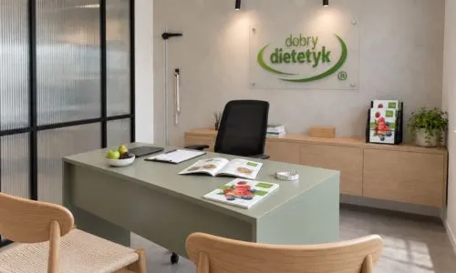 Wnętrze gabinetu sieci Dobry Dietetyk